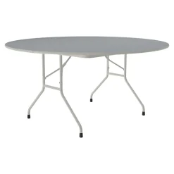 Correll Folding Tables<Folding Table, 62" Dia., Gray (CF60TF-15)