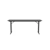 Correll Folding Tables<Folding Table, 60" x 24", Gray Granite/Dove Gray (ST2460TF-15)