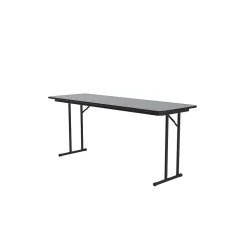 Correll Folding Tables<Folding Table, 60" x 24", Gray Granite/Dove Gray (ST2460TF-15)