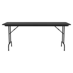 Correll Folding Tables<Folding Table, 60" x 30", Black (CF3060TF-07)