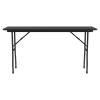 Correll Folding Tables<Folding Table, 72" x 18", Black (CF1872TF-07)