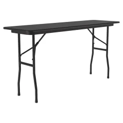 Correll Folding Tables<Folding Table, 72" x 18", Black (CF1872TF-07)
