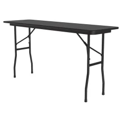 Correll Folding Tables<Folding Table, 72" x 18", Black (CF1872TF-07)