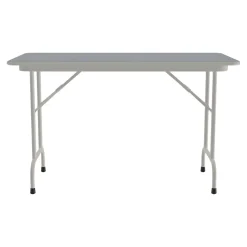 Correll Folding Tables<Folding Table, 48" x 24", Gray (CF2448TF-15)
