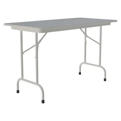 Correll Folding Tables<Folding Table, 48" x 24", Gray (CF2448TF-15)