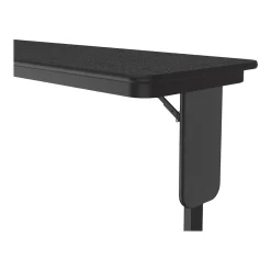 Correll Folding Tables<Folding Table, 96" x 18", Black Granite/Black (SP1896TF-07)