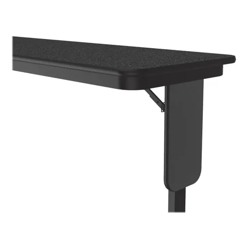 Correll Folding Tables<Folding Table, 96" x 18", Black Granite/Black (SP1896TF-07)