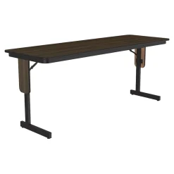 Correll Folding Tables<Folding Table, 72" x 24", Black/Walnut (SP2472TF-01)