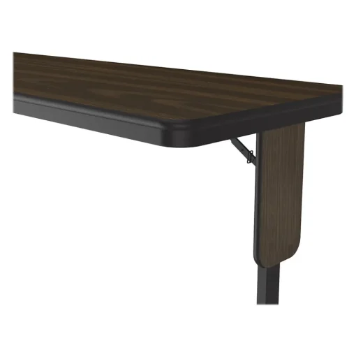 Correll Folding Tables<Folding Table, 72" x 24", Black/Walnut (SP2472TF-01)