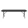 Correll Folding Tables<Folding Table, 96" x 30", Black (CFA3096TF-07)