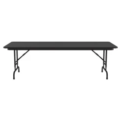 Correll Folding Tables<Folding Table, 96" x 30", Black (CFA3096TF-07)