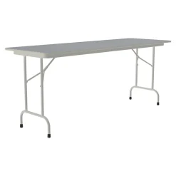 Correll Folding Tables<Folding Table, 72" x 24", Gray (CF2472TF-15)