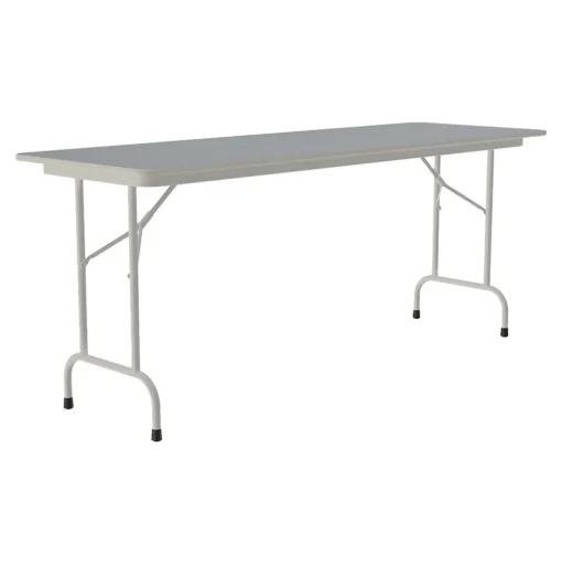 Correll Folding Tables<Folding Table, 72" x 24", Gray (CF2472TF-15)