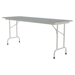 Correll Folding Tables<Folding Table, 72" x 24", Gray (CF2472TF-15)