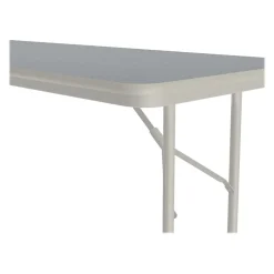 Correll Folding Tables<Folding Table, 72" x 24", Gray (CF2472TF-15)