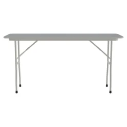 Correll Folding Tables<Folding Table, 72" x 18", Gray (CF1872TF-15)