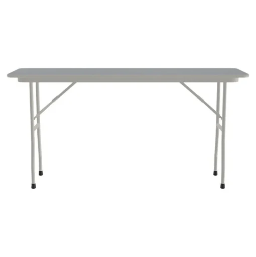 Correll Folding Tables<Folding Table, 72" x 18", Gray (CF1872TF-15)