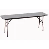 Correll Folding Tables<96-inch Metal, Particle Board & Laminate Seminar Table, Gray Granite