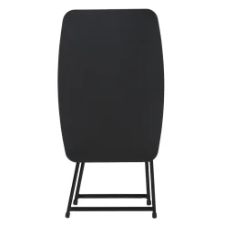 Cosco Folding Tables<18” x 26” Indoor Outdoor Adjustable Height Personal Folding Tailgate Table, Black, 2 pack (37129BLK2E)