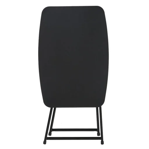 Cosco Folding Tables<18” x 26” Indoor Outdoor Adjustable Height Personal Folding Tailgate Table, Black, 2 pack (37129BLK2E)