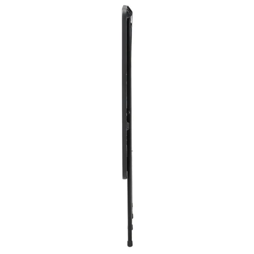 Cosco Folding Tables<18” x 26” Indoor Outdoor Adjustable Height Personal Folding Tailgate Table, Black, 2 pack (37129BLK2E)