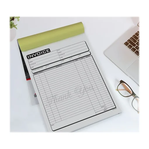 Cosco Business Forms<Business 2-Part Carbonless Invoices, 8.5" x 11", 50 Sets/Book (074005)