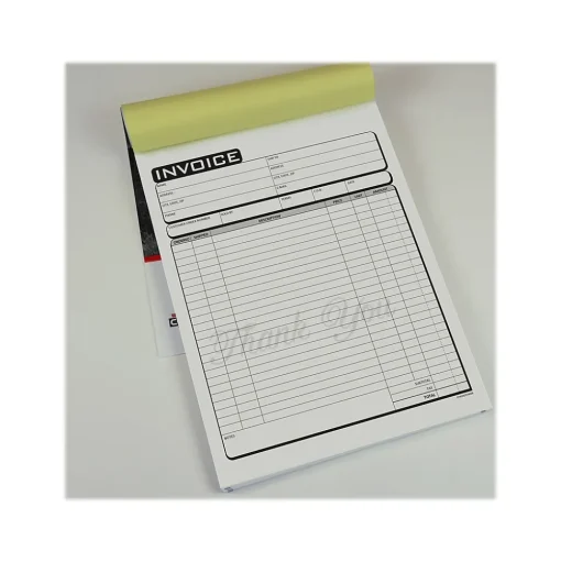 Cosco Business Forms<Business 2-Part Carbonless Invoices, 8.5" x 11", 50 Sets/Book (074005)