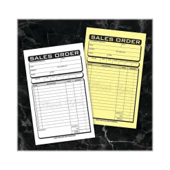 Cosco Business Forms<Business 2-Part Carbonless Sales Orders, 4.25" x 7.25", 50 Sets/Book (074017)