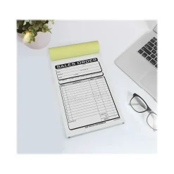 Cosco Business Forms<Business 2-Part Carbonless Sales Orders, 4.25" x 7.25", 50 Sets/Book (074017)