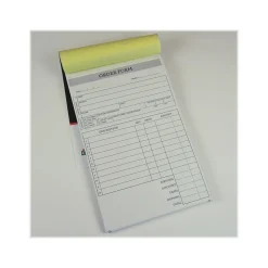 Cosco Business Forms<Simple 2-Part Carbonless Work Orders, 5.5" x 8.5", 50 Sets/Book (074001)