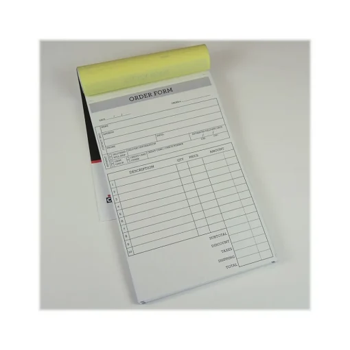 Cosco Business Forms<Simple 2-Part Carbonless Work Orders, 5.5" x 8.5", 50 Sets/Book (074001)