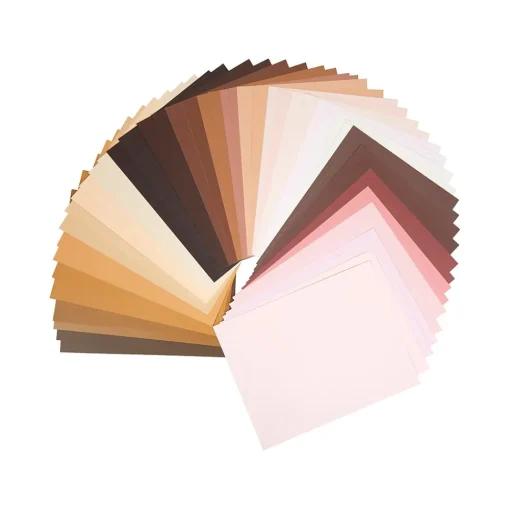 Crayola Construction Paper<Colors of the World 8.5" x 11" Construction Paper, Assorted Colors, 48 Sheets/Pack (99-0091)
