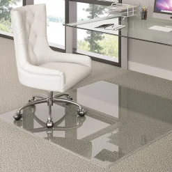 Deflect-O Chair Mats<Carpet & Hard Floor Chair Mat, 36" x 46", Glass (DEF-CMG70433646)