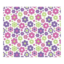 Deflect-O Chair Mats<FashionMat Lazy Daisies Hard Floor Chair Mat, 35" x 40", Low-Pile, Multicolor (CM3540LD)