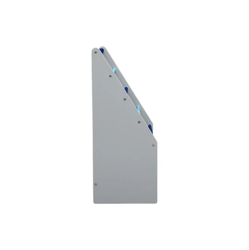 Delta Children Bookcases<Sling Book Rack 4-Tier 28"H Bookshelf, Gray/Blue (TB84414GN-026)