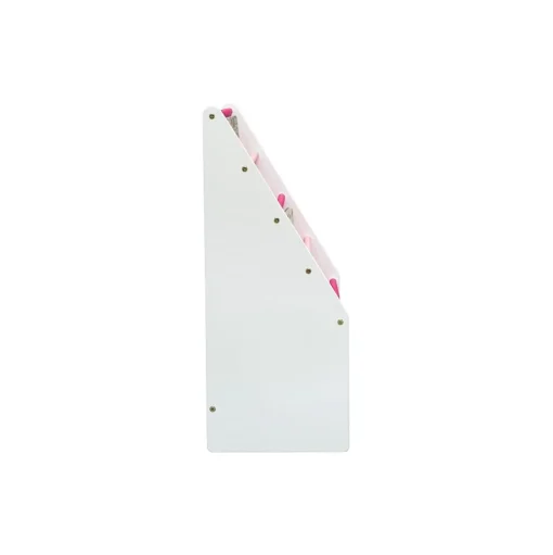 Delta Children Bookcases<Sling Book Rack 4-Tier 28"H Bookshelf, Bianca White/Pink (TB84413GN-130)