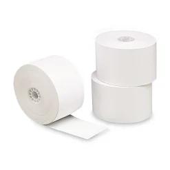 Universal Pos Paper<DN PUSH Single-Ply Thermal Paper Rolls, 1-3/4" x 230 ft, White, 10/Pack