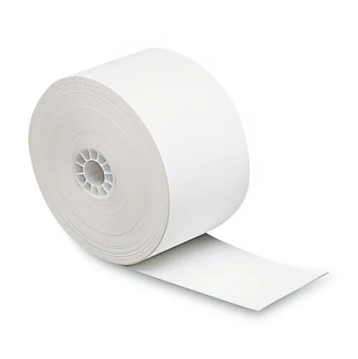 Universal Pos Paper<DN PUSH Single-Ply Thermal Paper Rolls, 1-3/4" x 230 ft, White, 10/Pack