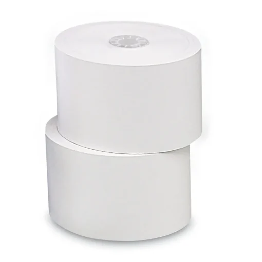 Universal Pos Paper<DN PUSH Single-Ply Thermal Paper Rolls, 1-3/4" x 230 ft, White, 10/Pack