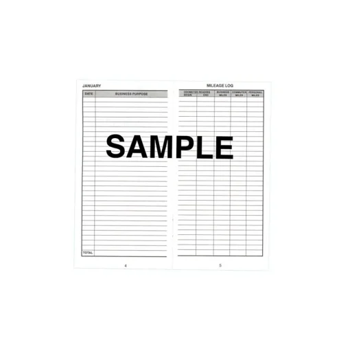 Dome Accounting & Record Journals<Auto Mileage Log Record Book, 3.25" x 6.25", Gray (770)