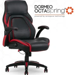 Dormeo Ergonomic Chairs<Vantage Ergonomic Bonded Leather Swivel Manager Chair, (60030-RED)
