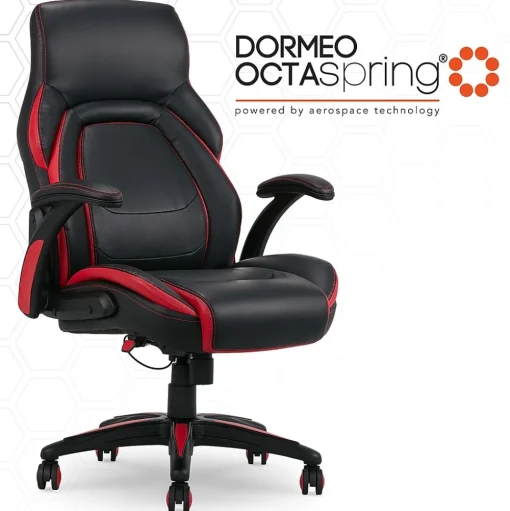 Dormeo Ergonomic Chairs<Vantage Ergonomic Bonded Leather Swivel Manager Chair, (60030-RED)