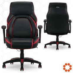 Dormeo Ergonomic Chairs<Vantage Ergonomic Bonded Leather Swivel Manager Chair, (60030-RED)