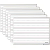 Dowling Magnets Dry Erase<Double-Sided Plastic Dry-Erase Whiteboard, 12" x 8.75", 6/Bundle (DO-72500025-6)