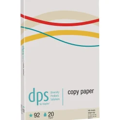 Diversity Products Solutions by Staples Copy Paper<DPS by Staples 11" x 17" Copy Paper, 20 lbs., 92 Brightness, 500/Ream (DPS01117)