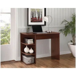 Easy 2 Go Computer Desks<Student 40" W Computer Desk, Dark Wood (WE-OF-0146-CC)