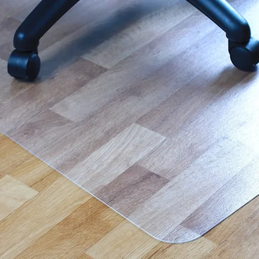 Ecotex Chair Mats<Hard Floor Chair Mat, 36" x 48", Clear Marvec BioPVC (NRCMFLFS0002)