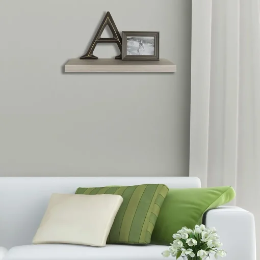Eden Grove Shelving<Floating Single Wall Shelf, 24"W, Driftwood (0191903)