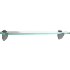 Eden Grove Shelving<Glass Mounted Wall Shelf, 18", Clear (191832)