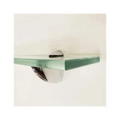 Eden Grove Shelving<Glass Mounted Wall Shelf, 18", Clear (191832)